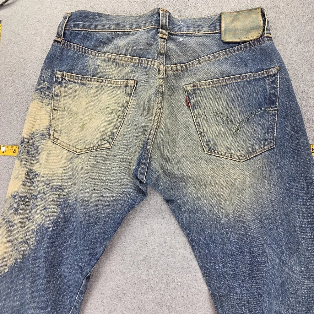 Vintage Levis 501 Jeans Mens‎ Blue Selvedge Button Fly Made USA Fits 30x32